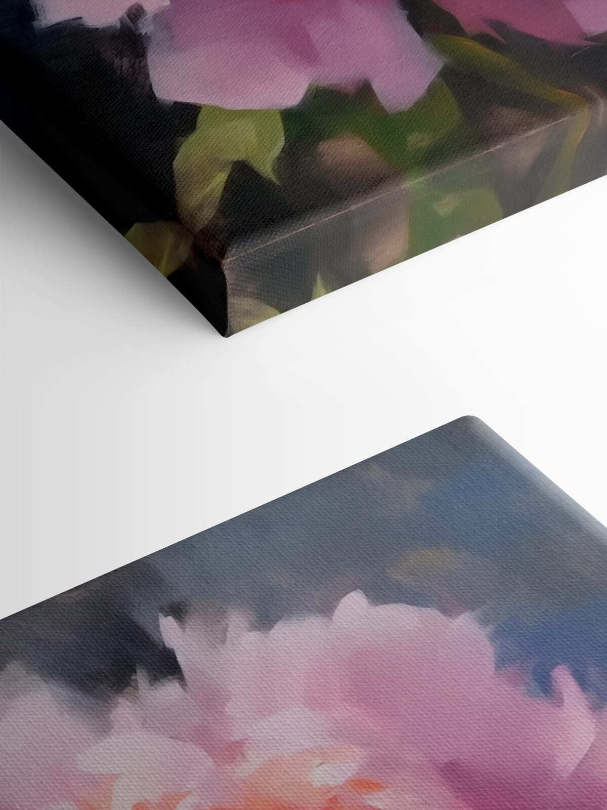 Рожева квітка з зеленим листям s43216pmlfn - Рожева квітка з зеленим листям - tegory