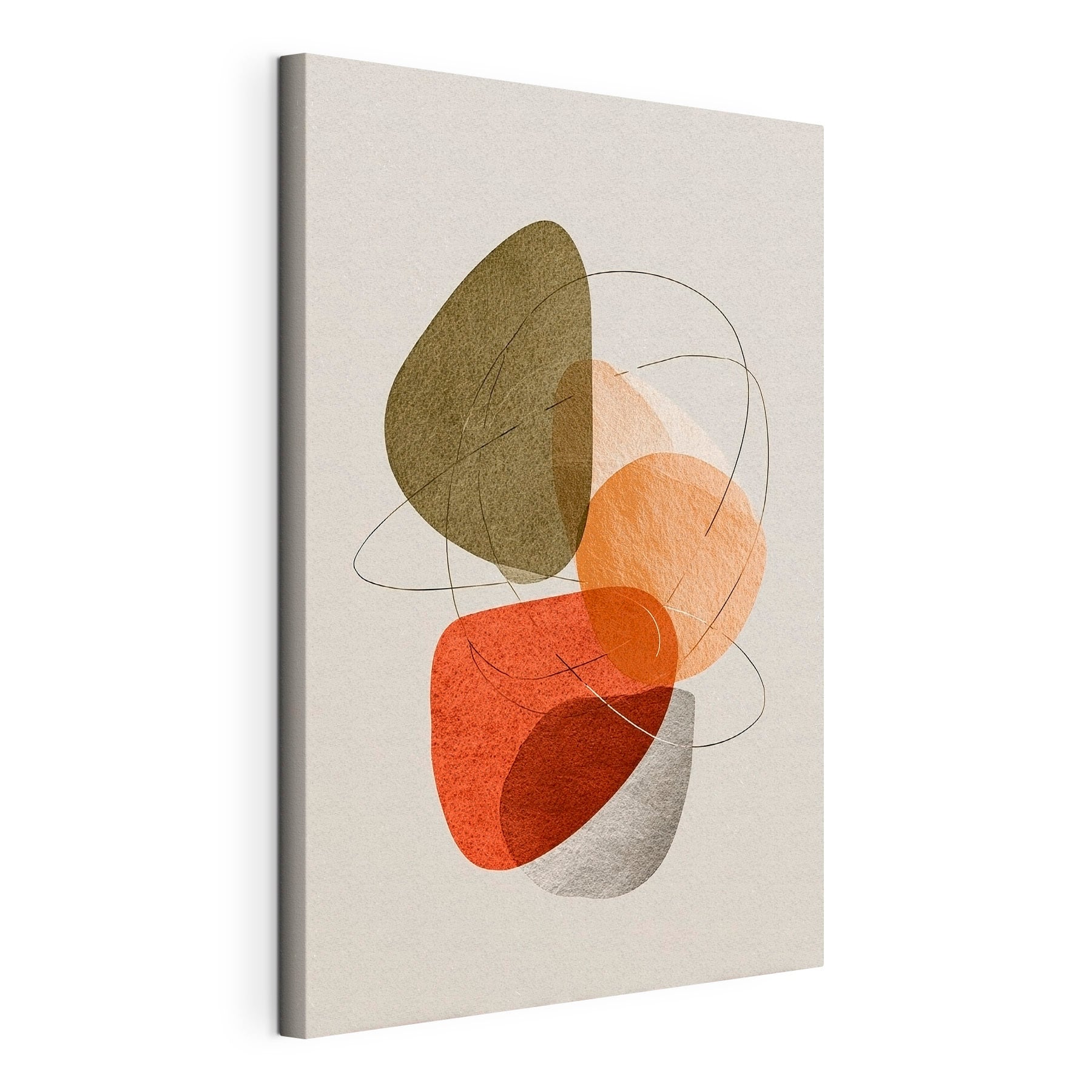 Abstract shapes on neutral background Abstract shapes on neutral background