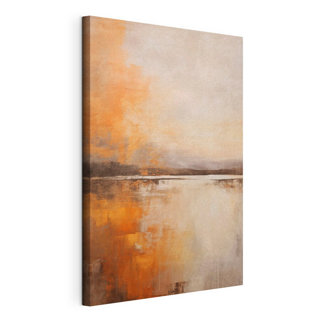 Painting of a lake