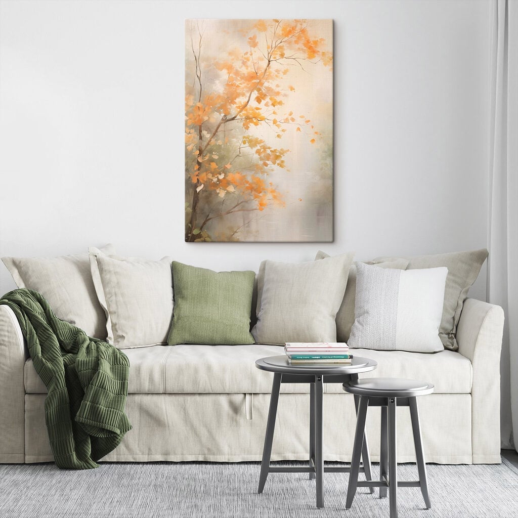 Tree with yellow leaves