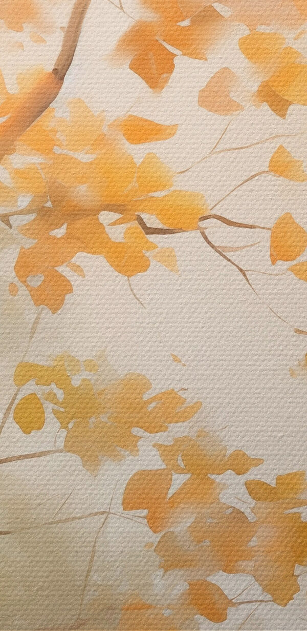 Tree with yellow leaves
