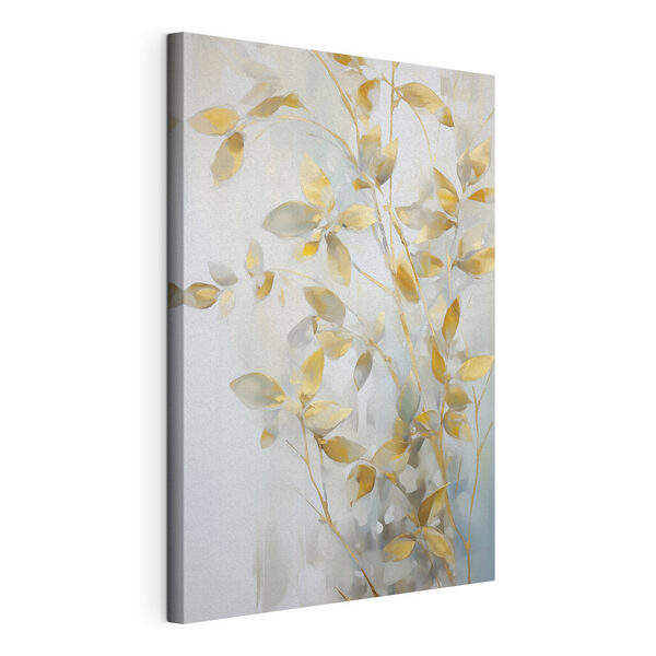 Painting of a branch with leaves