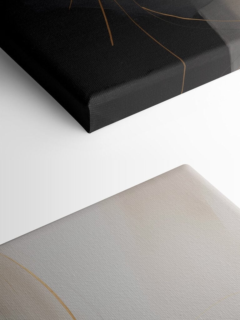 Abstract lines in soft colors