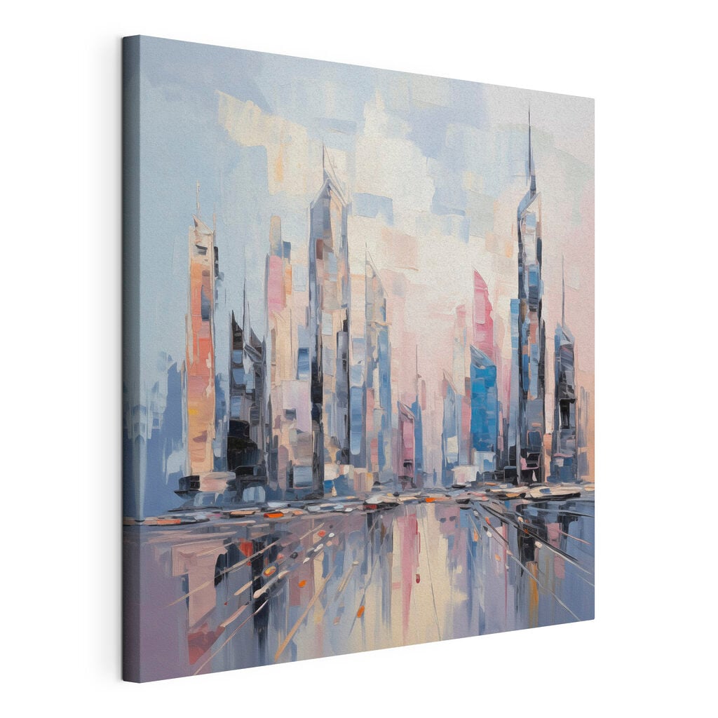 Painting of a city