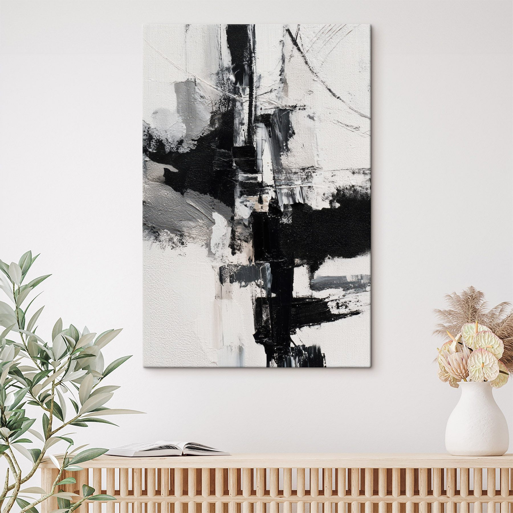 Black and white painting