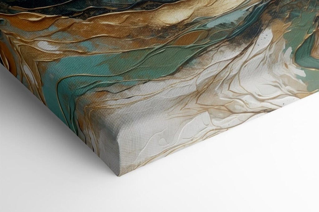 Dynamic swirls of color and texture