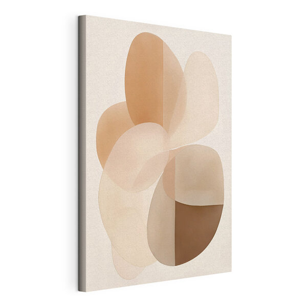 Soft curves in warm tones