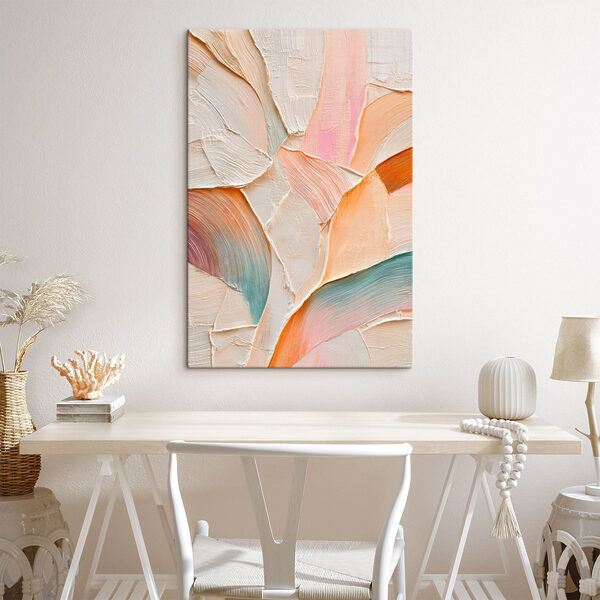 Soft hues in harmonious abstraction