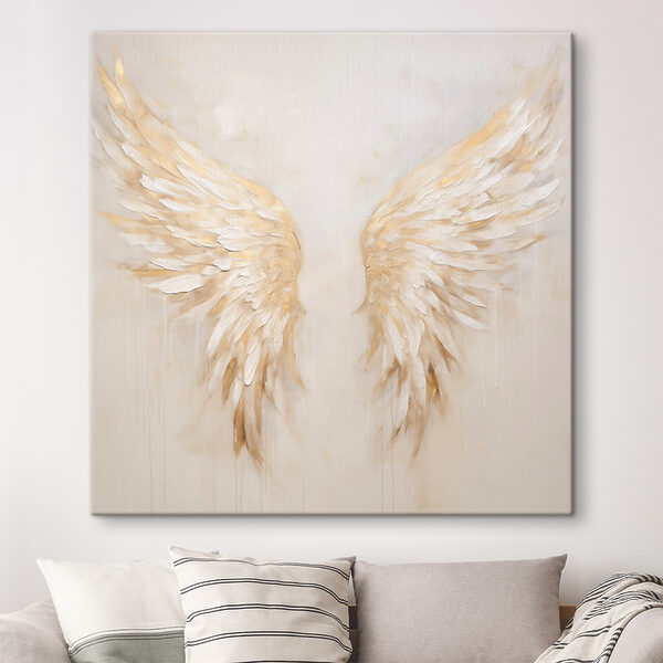 Ethereal wings in soft hues