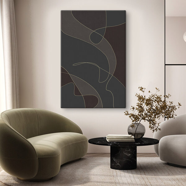 Dynamic lines on a dark canvas