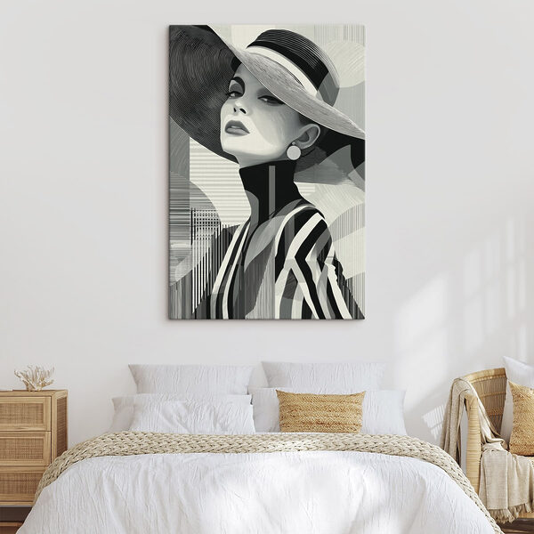 Woman wearing a hat