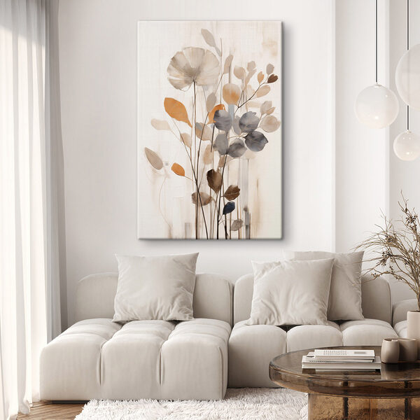Painting of leaves and branches