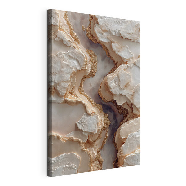 - Natural patterns in sandy terrain