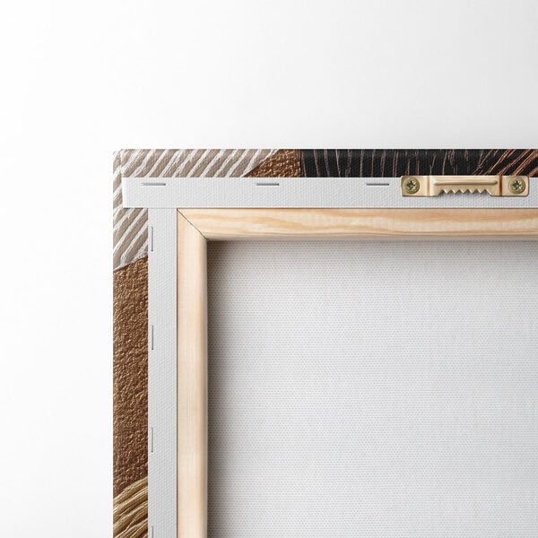 Flowing patterns in earthy tones