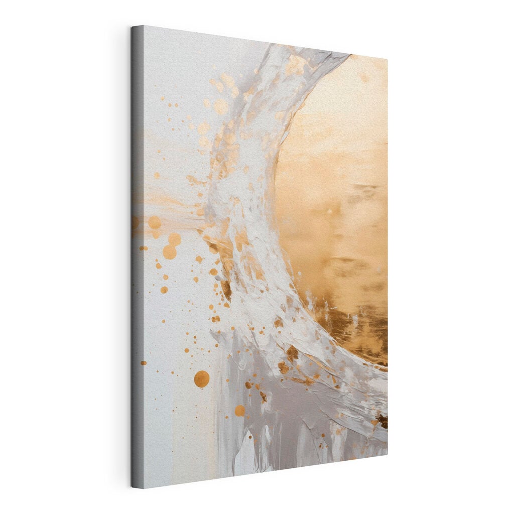 Flowing waves of color and light
