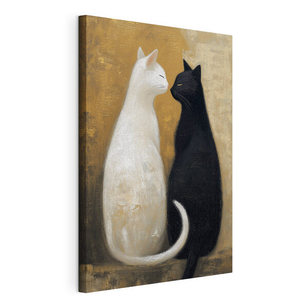 Картина Картина Чорно-білі коти (Артикул: s49836)
