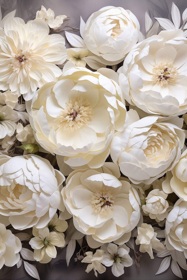 Group of white flowers
