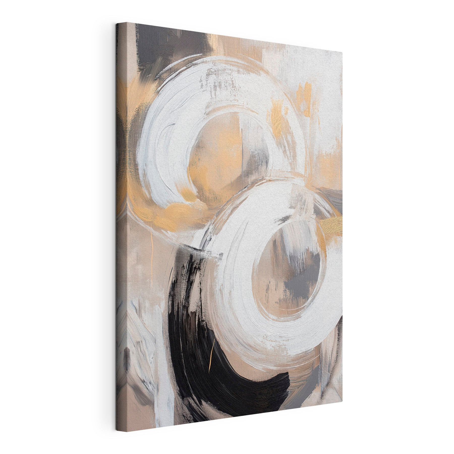 Painting of circles and dots