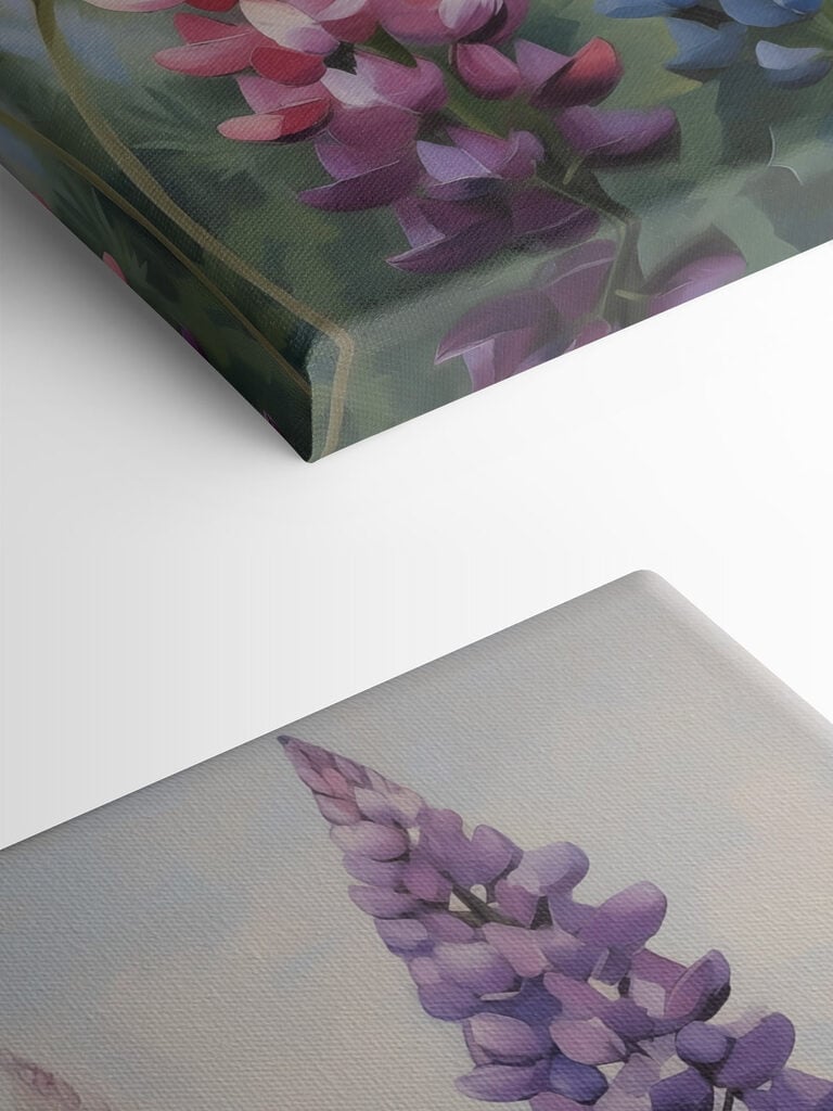 Painting of flowers on a wall