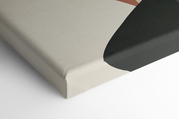 Woman's face with a yellow circle